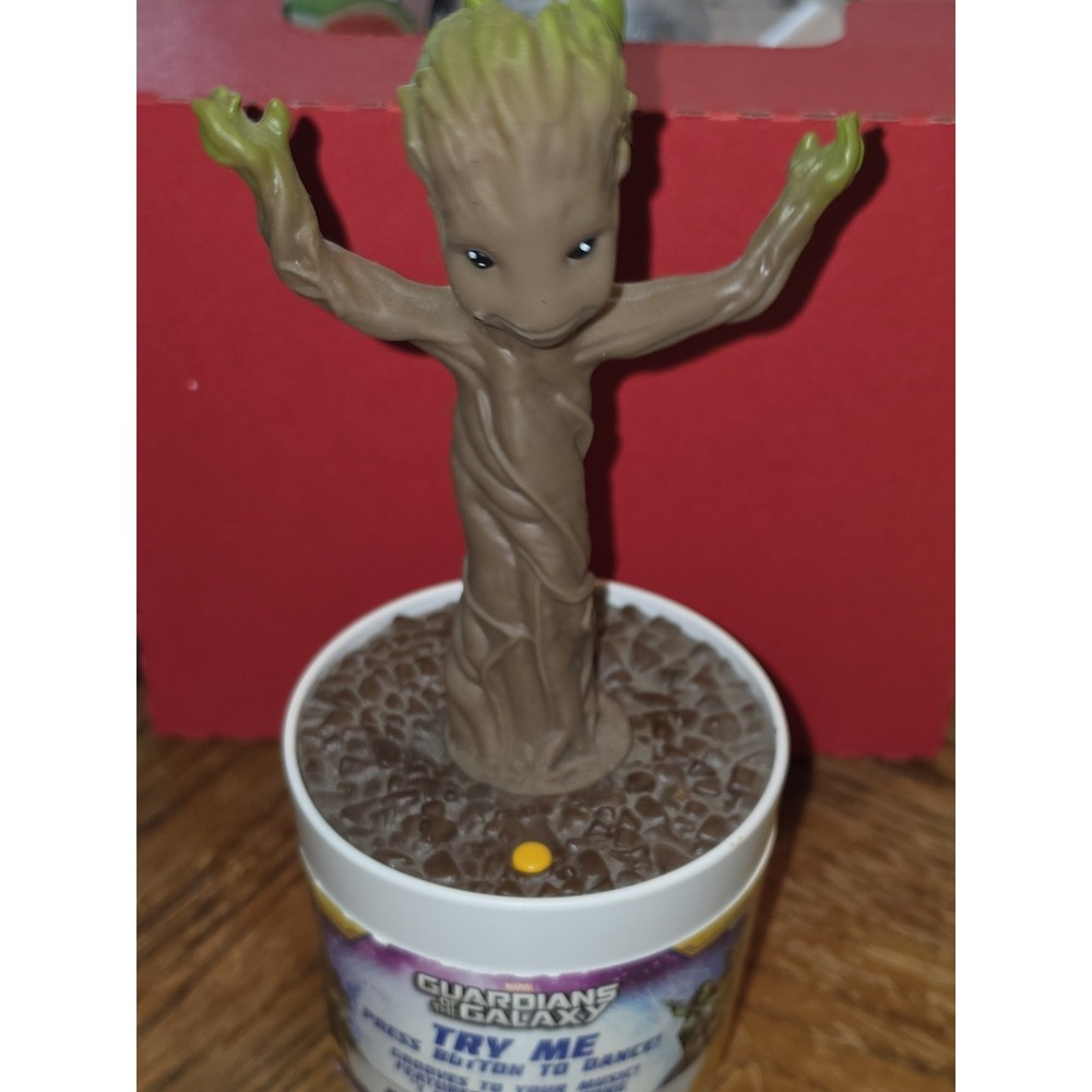 Guardians of The Galaxy - Dancing Baby Groot - Potted Plant - Pre-owned - Cute!